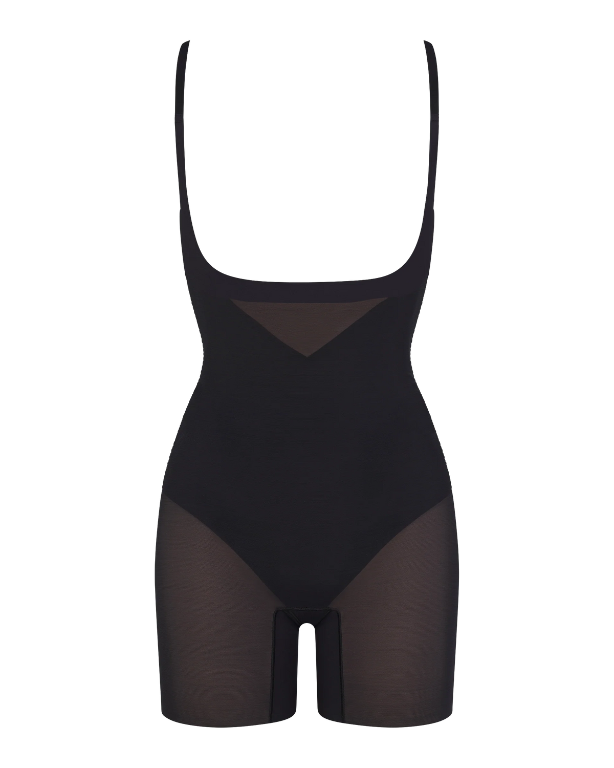 Open-Bust Mid-Thigh Bodysuit